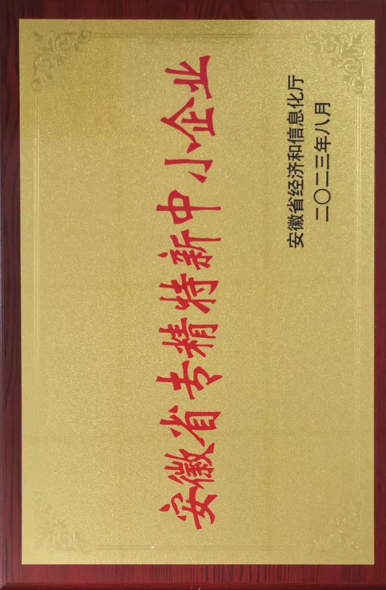 安徽省专精特新中小企业